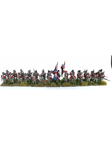 Victrix Waterloo Infantería Británica 28mm - 52 Miniaturas + STL