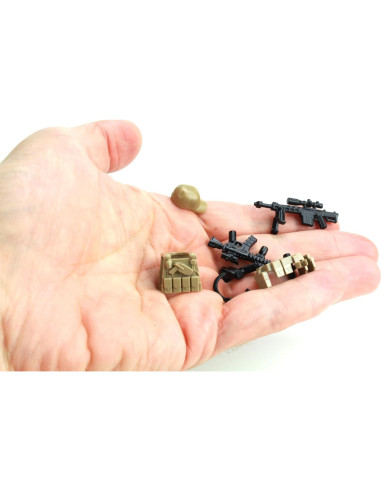 Paquete de Armas de Francotirador Battle Brick para LEGO