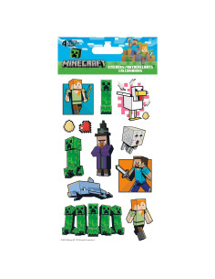 Paquete de Stickers Holográficos Minecraft Trends International