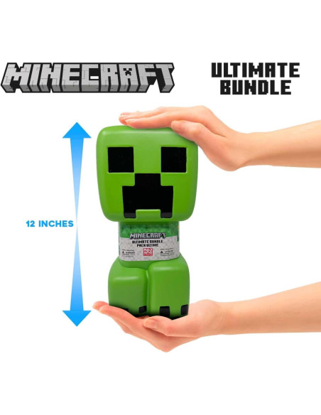 Minecraft Ultimate Bundle - Set de Regalo Oficial con Creeper 30.48 cm Minecraft Ultimate Bundle - Set de Regalo Oficial con Creeper 30.48 cm