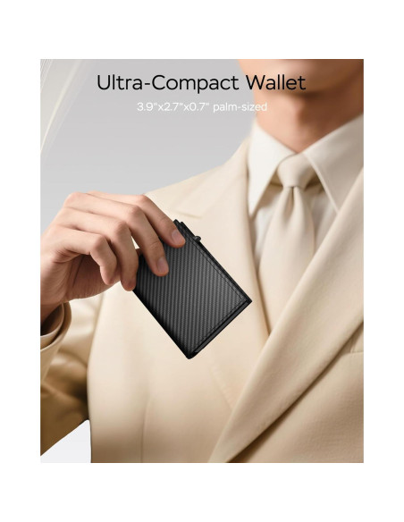 Billetera para Hombres Vast Scenery - Fibra de Carbono RFID Billetera para Hombres Vast Scenery - Fibra de Carbono RFID