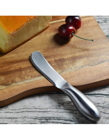Cuchillos para Untar Mantequilla y Queso Hetenoyo 2 Piezas