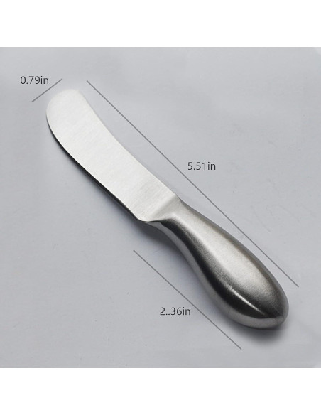 Cuchillos para Untar Mantequilla y Queso Hetenoyo 2 Piezas Cuchillos para Untar Mantequilla y Queso Hetenoyo 2 Piezas