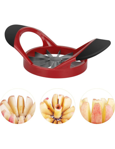 Cortador de Manzanas Supercenter 12 Cuchillas Acero Inoxidable