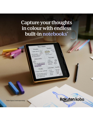 Kobo Libra Color eReader 7" Pantalla E Ink Kaleido 3 Impermeable