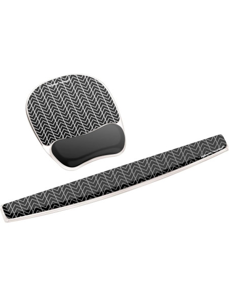 Reposamuñecas de Gel Fellowes 9549901 Antimicrobiano Negro Reposamuñecas de Gel Fellowes 9549901 Antimicrobiano Negro