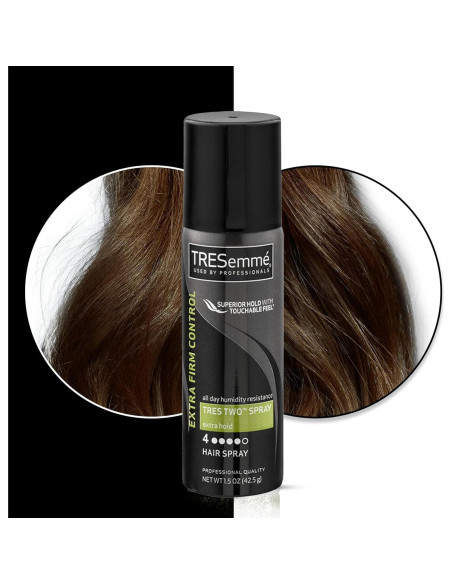 Spray para el cabello Tresemme Tres Two Extra Hold - 3 unidades de 42.5 g Spray para el cabello Tresemme Tres Two Extra Hold - 3 unidades de 42.5 g