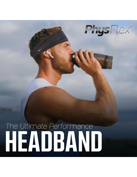 Cintas para la cabeza deportivas PhysFlex PF-SHB - 5 unidades Cintas para la cabeza deportivas PhysFlex PF-SHB - 5 unidades