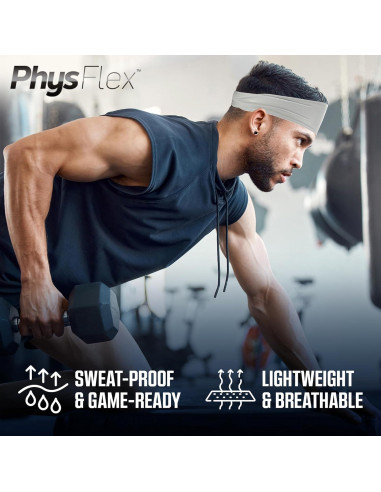 Cintas para la cabeza deportivas PhysFlex PF-SHB - 5 unidades