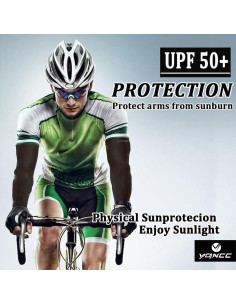 Mangas de Compresión YQXCC 6 Pares UV Protección Solar 2