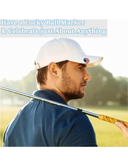 Marcadores de Pelota de Golf FINGER TEN con Clip para Sombrero Marcadores de Pelota de Golf FINGER TEN con Clip para Sombrero