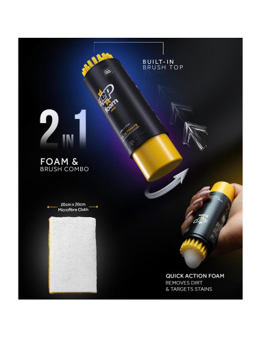 Kit Limpiador de Zapatos Crep Protect Foam Mini 50ml