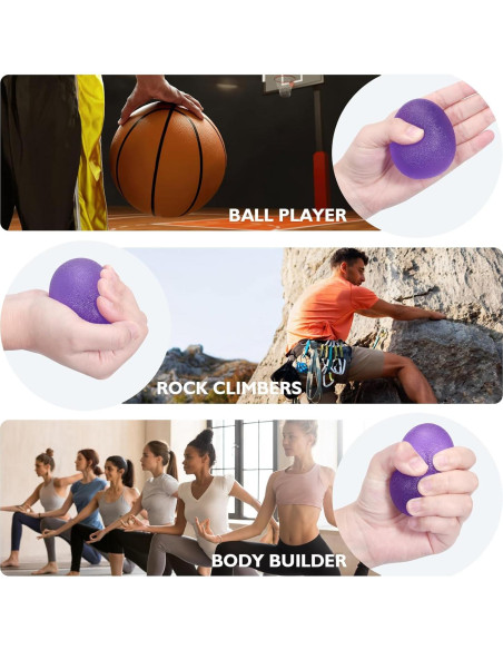 Set de 3 Bolas de Alivio de Estrés Peradix - Terapia de Mano Set de 3 Bolas de Alivio de Estrés Peradix - Terapia de Mano