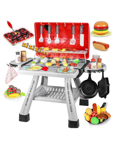 Juego de Cocina para Niños Pickuparts BBQ 2 Niveles Rojo Juego de Cocina para Niños Pickuparts BBQ 2 Niveles Rojo