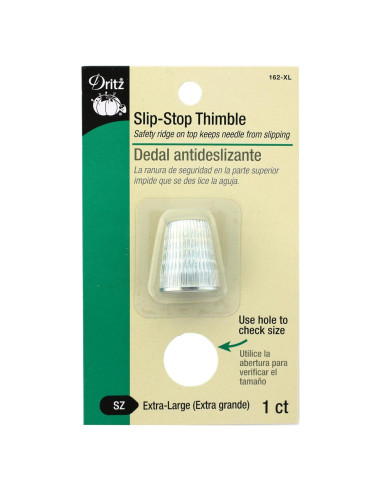 Dedal Dritz Slip-Stop Extra Grande D162-XL para Coser