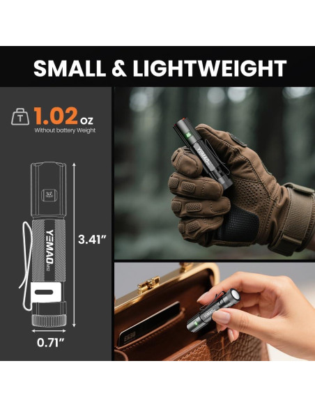Linterna de Emergencia Recargable Yemao 1500LM Mini IP6 Linterna de Emergencia Recargable Yemao 1500LM Mini IP6