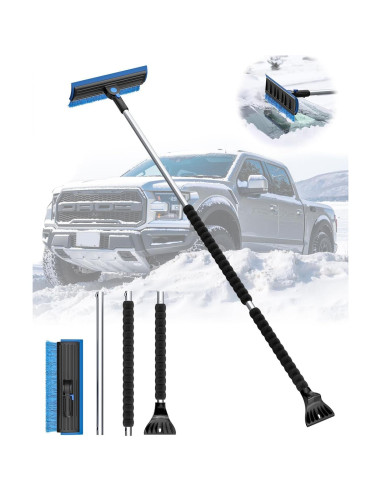 Raspador de Hielo Extra Largo helloleiboo 141.5 cm Azul