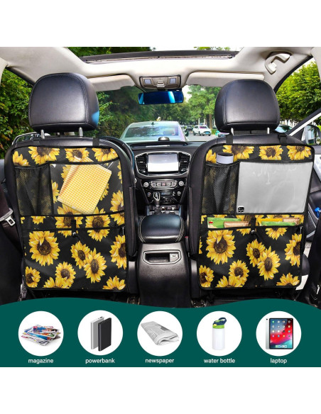 Organizador de Asiento Trasero YETTASBIN 63.5x45.7cm 2 Piezas Organizador de Asiento Trasero YETTASBIN 63.5x45.7cm 2 Piezas