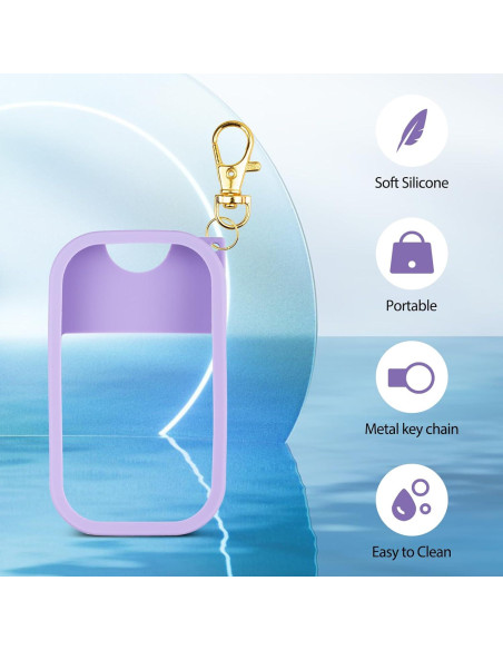 Funda de Silicona VANEST para Spray Desinfectante Touchland 30 ml Funda de Silicona VANEST para Spray Desinfectante Touchland 30 ml