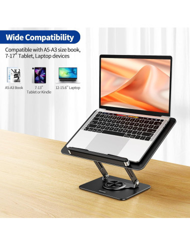 Soporte de Libros Ajustable BESIGN BS02 Ergonómico Negro