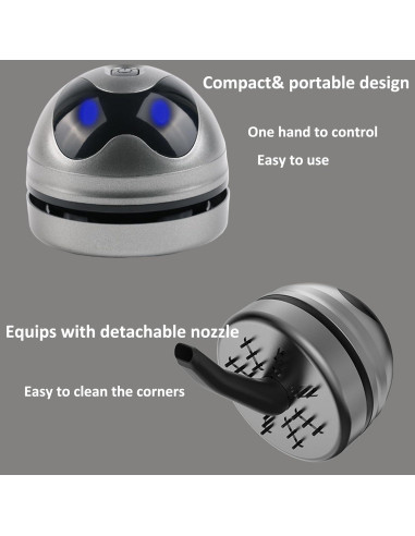 Mini Aspiradora de Escritorio Hallocool M23 Inalámbrica USB-C