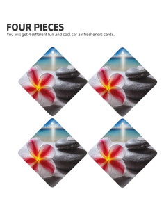 Juego de 4 Tarjetas Ambientadoras de Aire DFTHYTJHYGTR 2