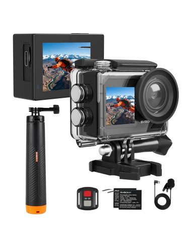 Cámara de Acción SVBONY SVGo2 4K 50MP con Pantalla Táctil