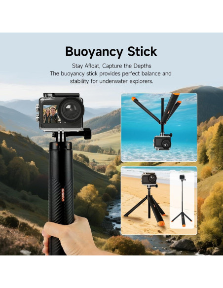 Cámara de Acción SVBONY SVGo2 4K 50MP con Pantalla Táctil Cámara de Acción SVBONY SVGo2 4K 50MP con Pantalla Táctil