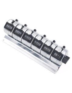 Contador de Tally Mecánico GOGO 6 Unidades Acero Inoxidable