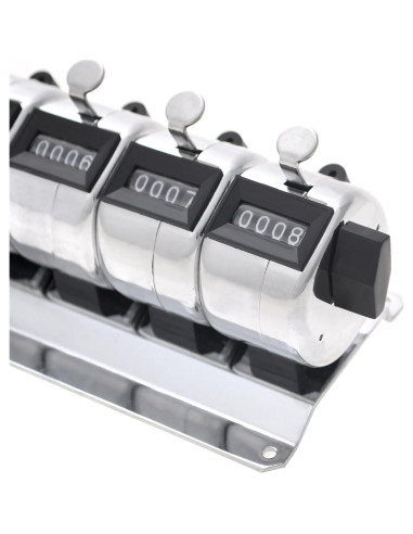 Contador de Tally Mecánico GOGO 6 Unidades Acero Inoxidable