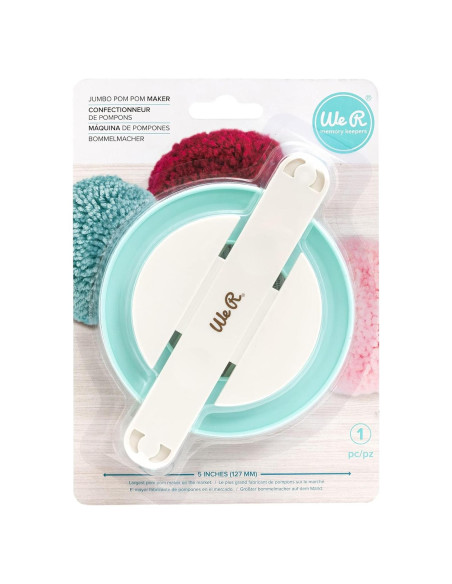 Creador de Pompones Jumbo We R Memory Keepers 12.7 cm Creador de Pompones Jumbo We R Memory Keepers 12.7 cm