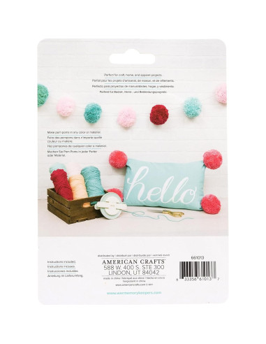 Creador de Pompones Jumbo We R Memory Keepers 12.7 cm