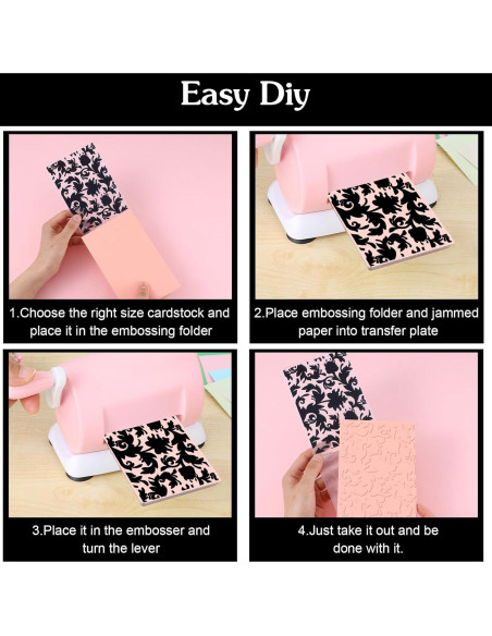 20 Carpetas de Relieve Plástico HekouJiub 15x10.5 cm Vintage 20 Carpetas de Relieve Plástico HekouJiub 15x10.5 cm Vintage