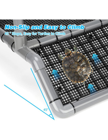 Plataforma de Sol para Tortugas SKARUS 48 cm Ajustable
