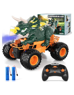 Coche de Control Remoto Dinosaurio Triceratops Bennol 25.4cm