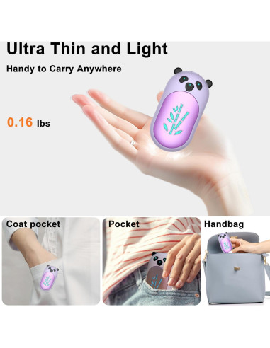 Calentadores de Manos Recargables BOANKODU AOY-716 6000mAh 20Hrs