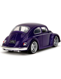 Juguete Volkswagen Beetle 1972 Jada Toys con Miércoles 7 cm 2