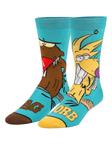 Calcetines Divertidos Odd Sox para Mujeres 5-10 - Personajes Nickelodeon