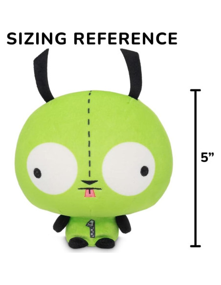 Peluche Reversible TeeTurtle Invasor Zim Gir 12.7 cm Peluche Reversible TeeTurtle Invasor Zim Gir 12.7 cm