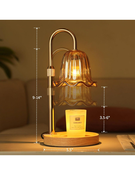 Lámpara Calentadora de Velas Kochwert 50W con Temporizador Lámpara Calentadora de Velas Kochwert 50W con Temporizador
