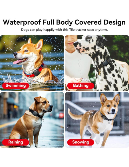 Soporte para Collar de Perro DDJ para Tile Life360 Mate 2024 Soporte para Collar de Perro DDJ para Tile Life360 Mate 2024