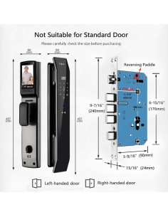 Cerradura Inteligente WiFi Guangzhou RL14 con Reconocimiento Facial 3D 2