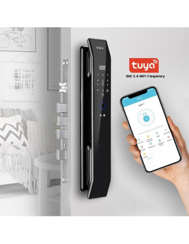 Cerradura Inteligente WiFi Guangzhou RL14 con Reconocimiento Facial 3D