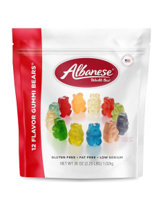 Ositos de Goma Albanese 12 Sabores 1.02 kg Bolsa Dulces