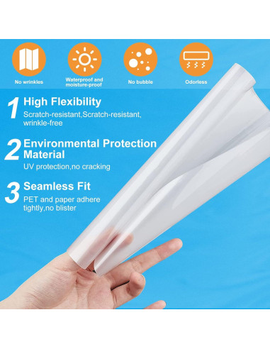 Fundas Térmicas para Laminado RyhamPaper 200 Hojas 22.6x29 cm