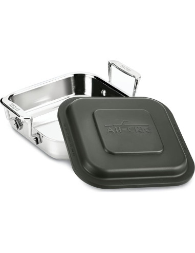Sartén Cuadrada All-Clad 20 cm Acero Inoxidable con Tapa