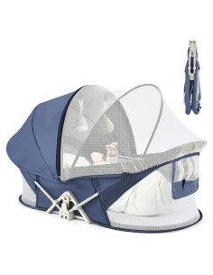 Cuna portátil ISELECTOR TB666 para bebés con mosquitero