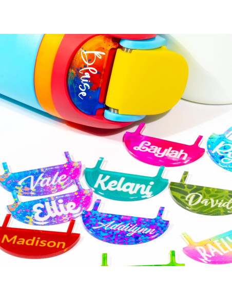 Placa de Nombre Personalizada Owala 24oz 32oz 40oz - 20 Colores Placa de Nombre Personalizada Owala 24oz 32oz 40oz - 20 Colores