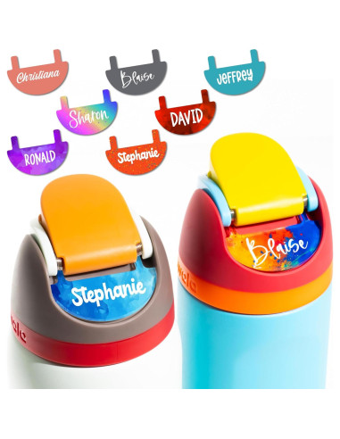 Placa de Nombre Personalizada Owala 24oz 32oz 40oz - 20 Colores