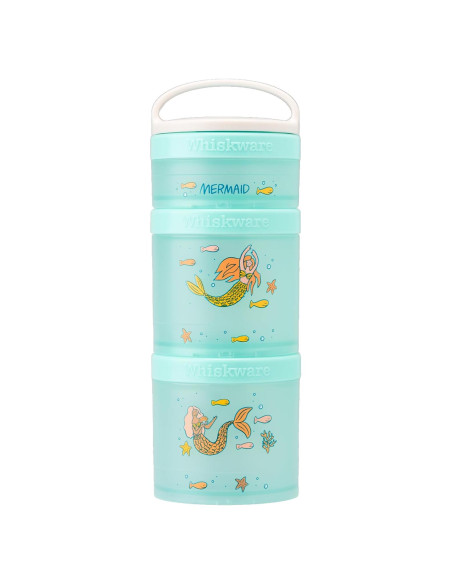 Contenedores Apilables Whiskware para Snacks Sirena 3 Tazas Contenedores Apilables Whiskware para Snacks Sirena 3 Tazas